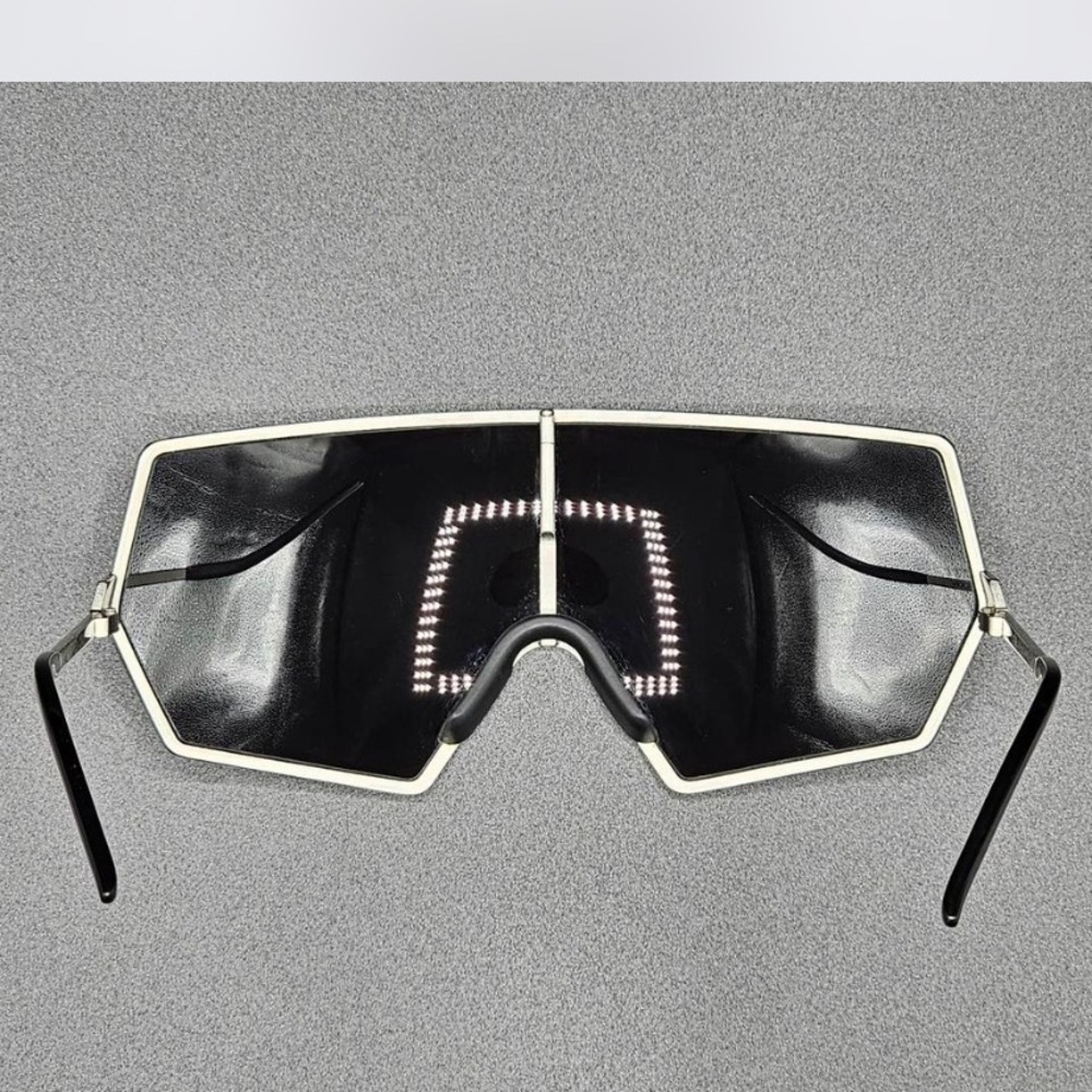 Rare Nooka Venus Futuristic Shield Sunglasses, same version worn by Prince - Picture 2 of 8